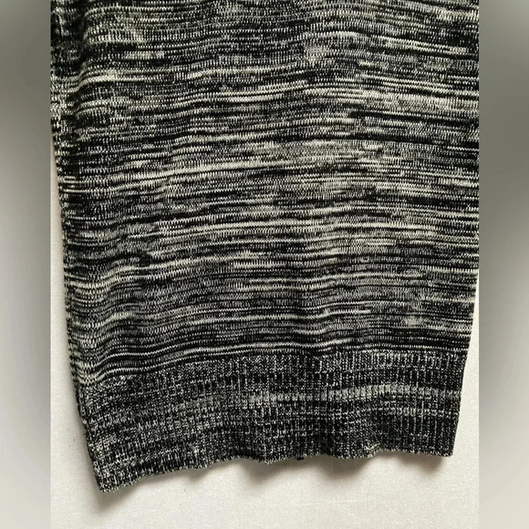 Kenneth  Cole Black/ White Short sleeve cotton knit zipper cardigan Sz S - Picture 6 of 15